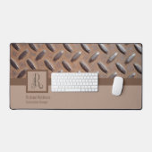 Motif de couverture de trou Brown, Nom et titre du (Clavier et souris)