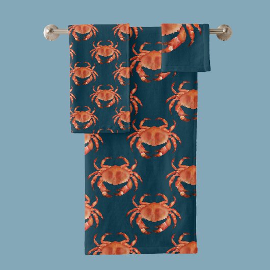 Motif de crabe côtier