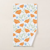 Motif de crapaud de Californie (Serviette à main)
