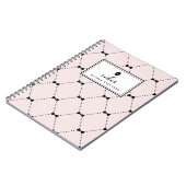 Motif de Cravate de fond | Carnet de recettes de c (Côté gauche)