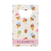 Motif de crème glacée, cône de crème glacée, Votre (Dos)