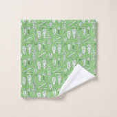 Motif de crocodile de croquis (Gant de toilette)