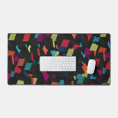Motif de cube géométrique abstrait tendance (Clavier et souris)