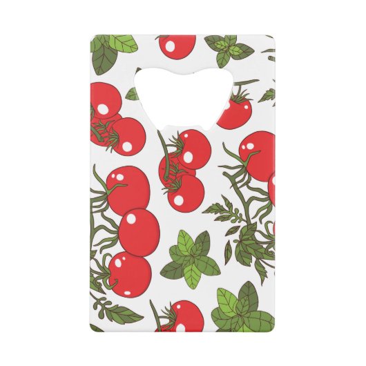 Motif de cuisine sans couture Tomato Basil (Devant)