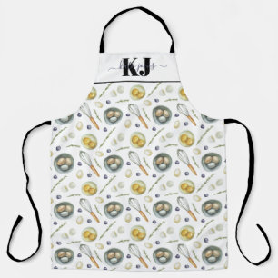 Motif de cuisson Cottage Core   Tablier monogramme