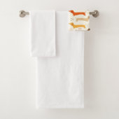 motif de dachshund coloré (En situation)