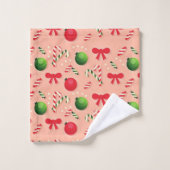 Motif de décoration d'arbre de Noël (Gant de toilette)