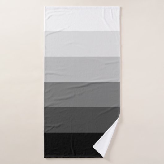 Motif de dégradé gris moderne (Serviette de bain)
