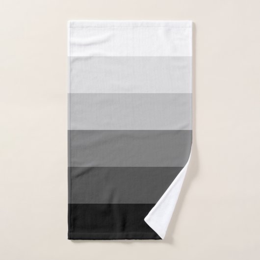 Motif de dégradé gris moderne (Serviette à main)