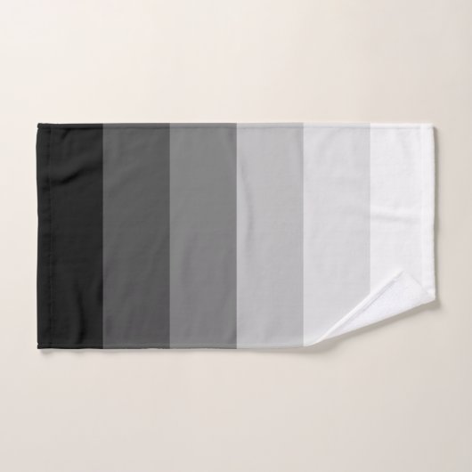 Motif de dégradé gris moderne (Serviette à main)