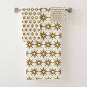 Motif de démarrage Or moderne du milieu du siècle