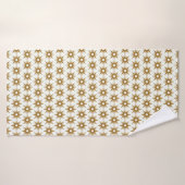 Motif de démarrage or moderne simple (Serviette de bain)