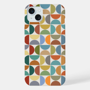 Motif de demi-cercles MCM couleur sur crème