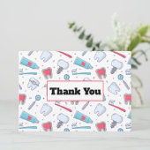 Motif de dentisterie Modèle dentaire Dentiste (Debout devant)