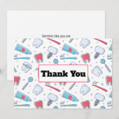 Motif de dentisterie Modèle dentaire Dentiste (Devant / Derrière)