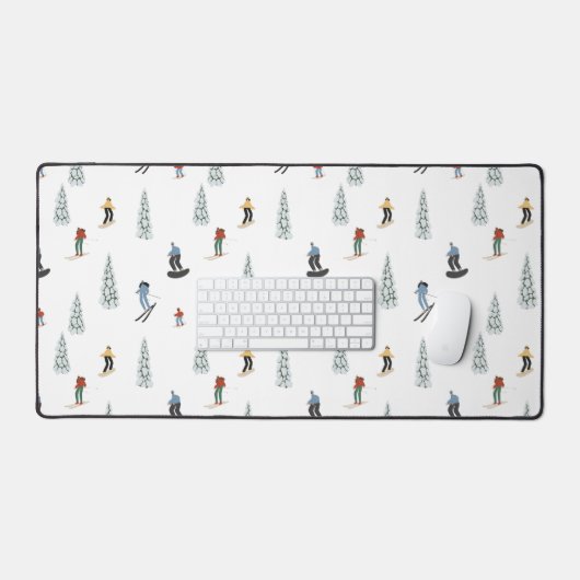 Motif de descente d'hiver (Clavier et souris)