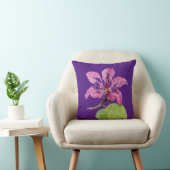 Motif de design floral sur coussin de jet (Chaise)