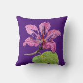 Motif de design floral sur coussin de jet (Verso)