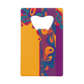Motif de design graphique - orange violet + votre (Devant)