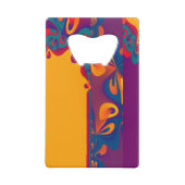 Motif de design graphique - orange violet + votre (Dos)