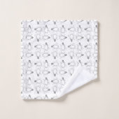 motif de dessin de lampe Abstrait (Gant de toilette)