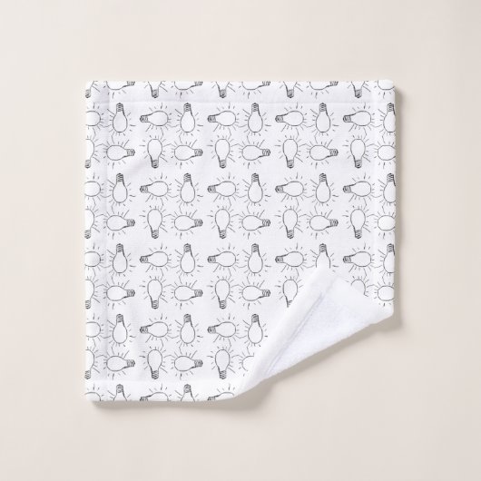 motif de dessin de lampe Abstrait (Gant de toilette)