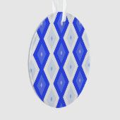 Motif de diamant bleu royal (devant)