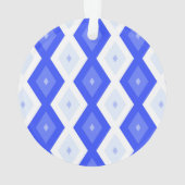 Motif de diamant bleu royal (dos)