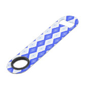Motif de diamant bleu royal (Dos Angle)
