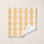 Motif de diamant jaune (Gant de toilette)