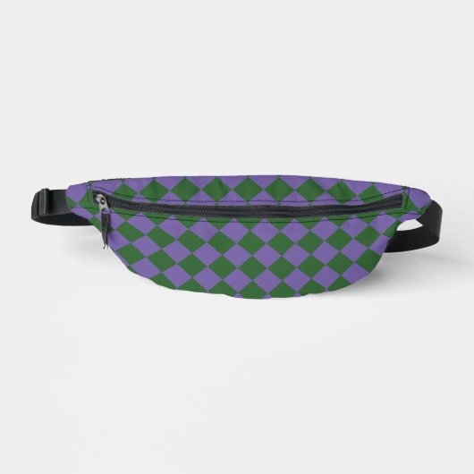 Motif de diamant Purple Green Checker (Recto)