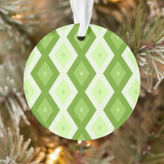 Motif de diamant vert Chartreuse (Arbre)