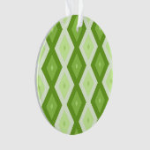 Motif de diamant vert Chartreuse (devant)