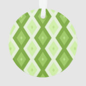 Motif de diamant vert Chartreuse (dos)