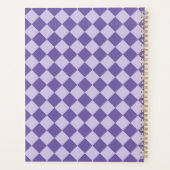 Motif de diamants de Checker Violet (Dos)