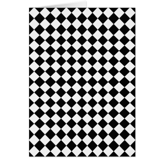 Motif de diamants noir et blanc par Shirley Taylor (Devant)