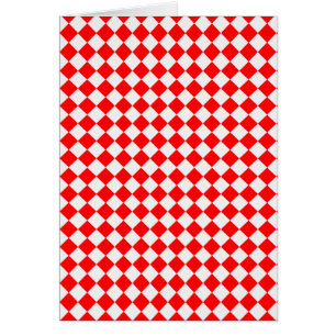Motif de diamants rouges et blancs par ShirleyTayl