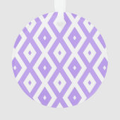 Motif de diamants violet et blanc (dos)