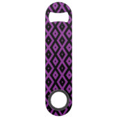 Motif de diamants violet et noir (Dos)