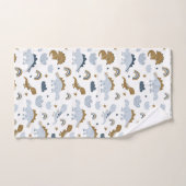 Motif de dinosaure arc-en-ciel mignon (Serviette à main)