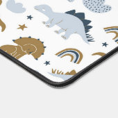 Motif de dinosaure arc-en-ciel mignon (Coin)