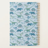 Motif de dinosaure bleu (Dos)