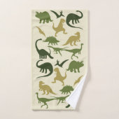 Motif de dinosaures (Serviette à main)
