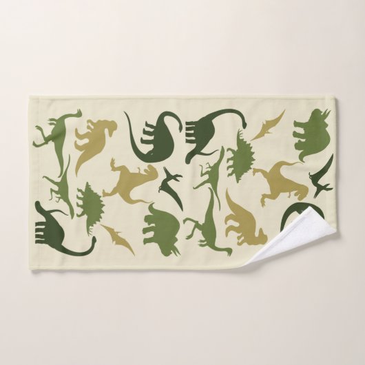 Motif de dinosaures (Serviette à main)