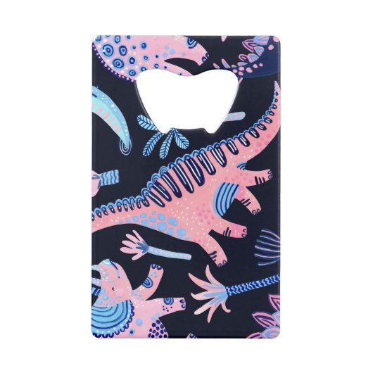 Motif de dinosaures de bande dessinée mignon. (Devant)