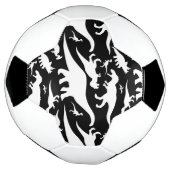 Motif de dinosaures noir et blanc (Tourné)