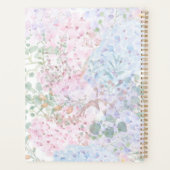 motif de disposition hydrangea rose bleu violet (Dos)