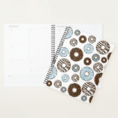 Motif De Donuts, Donuts Bleus, Donuts Brown (Devant avec enveloppe)