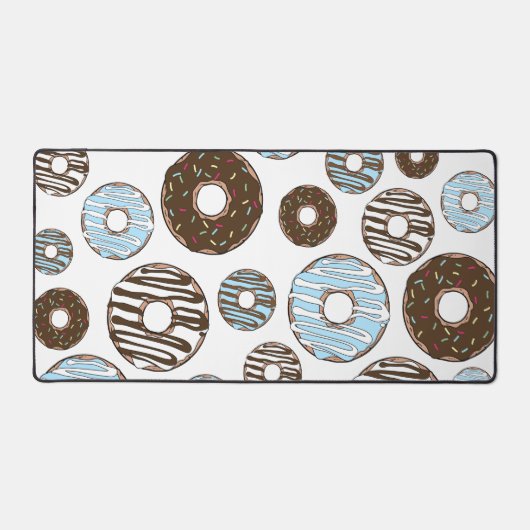Motif De Donuts, Donuts Bleus, Donuts Brown (Recto)