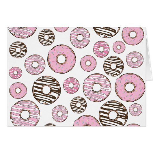Motif De Donuts, Donuts Roses, Donuts Blancs (Devant horizontal)